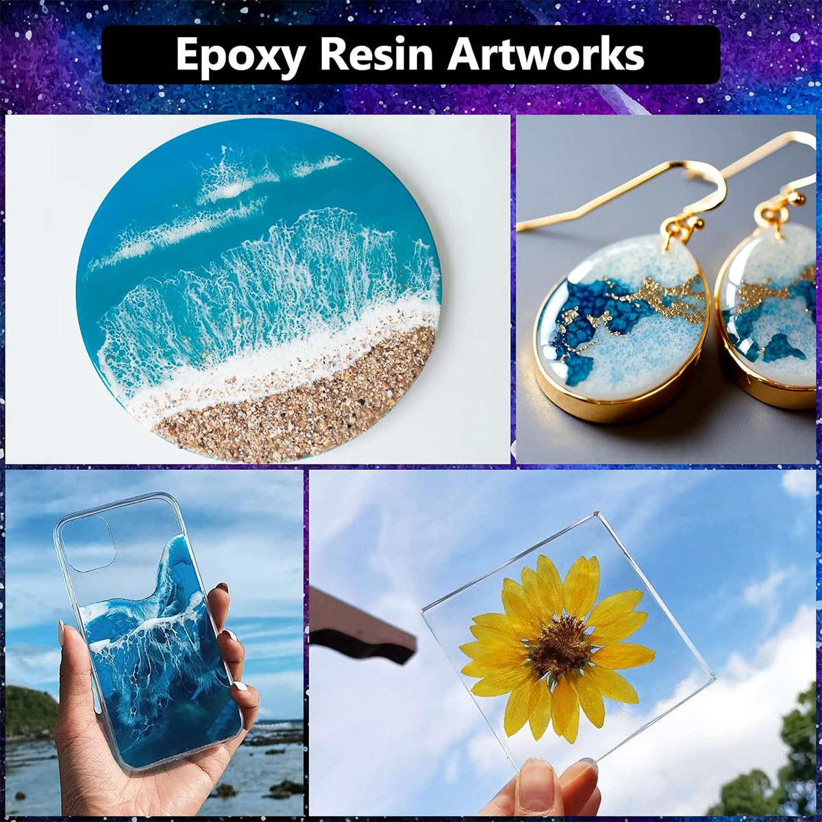 1000ml Crystal Clear Epoxy Res - Woodworking Resin ulasan dan harga