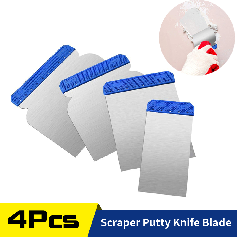 4pcs/Set Scraper Putty Knife B - Drawknife Blade ulasan dan harga