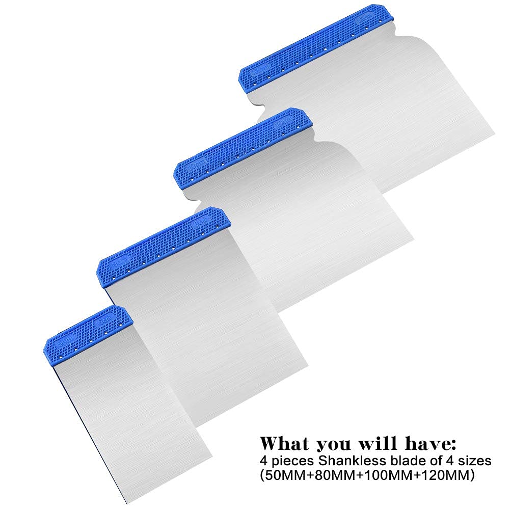 4pcs/Set Scraper Putty Knife B - Drawknife Blade ulasan dan harga